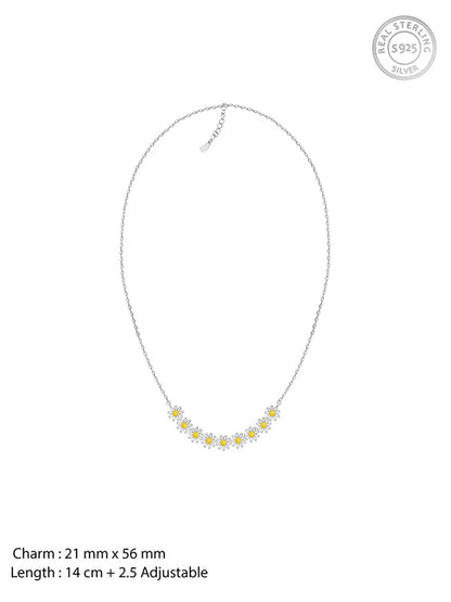 Silver Like Daffodils Necklace
