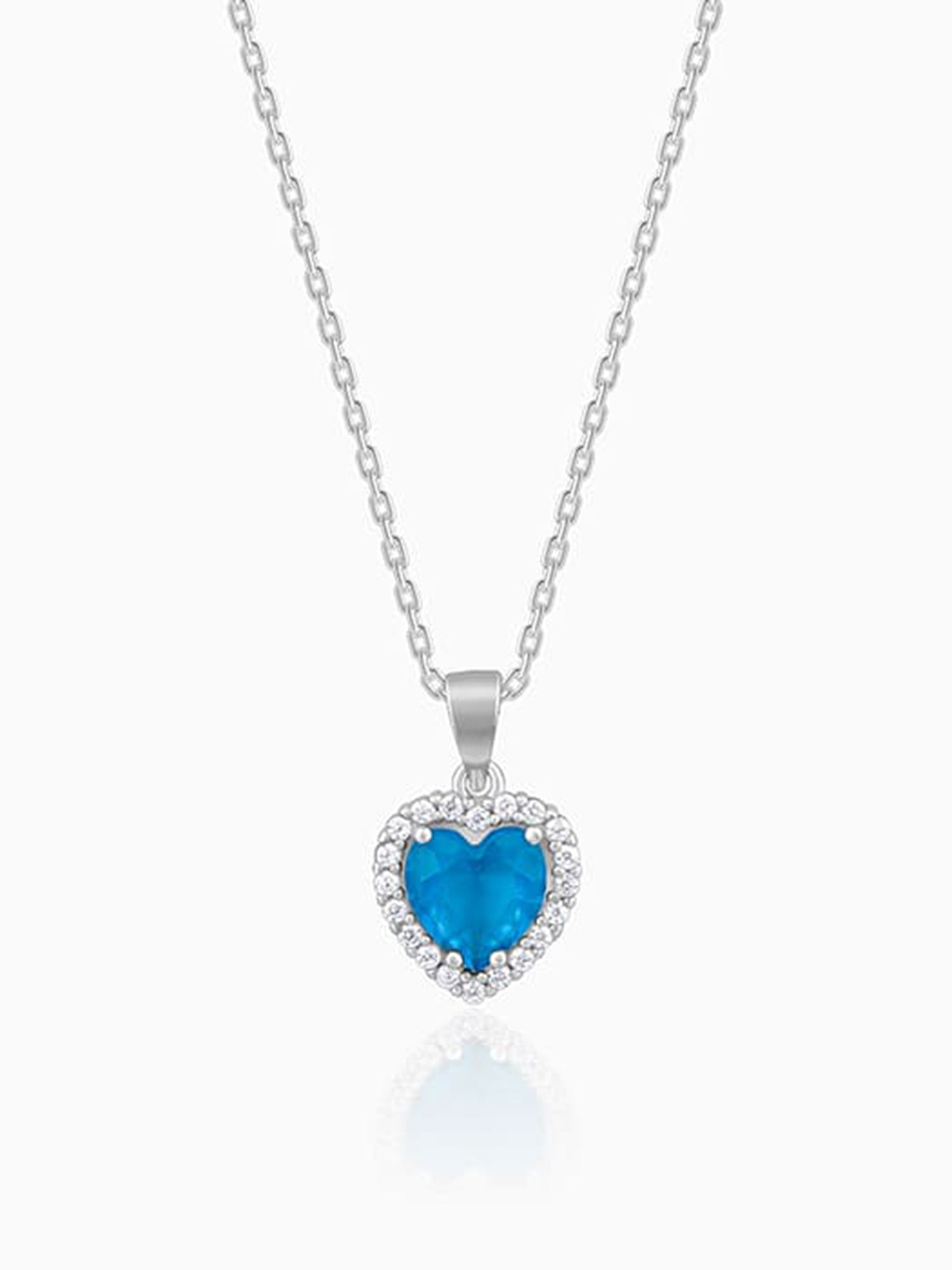 Silver Titanic Heart Of The Ocean Pendant With Link Chain