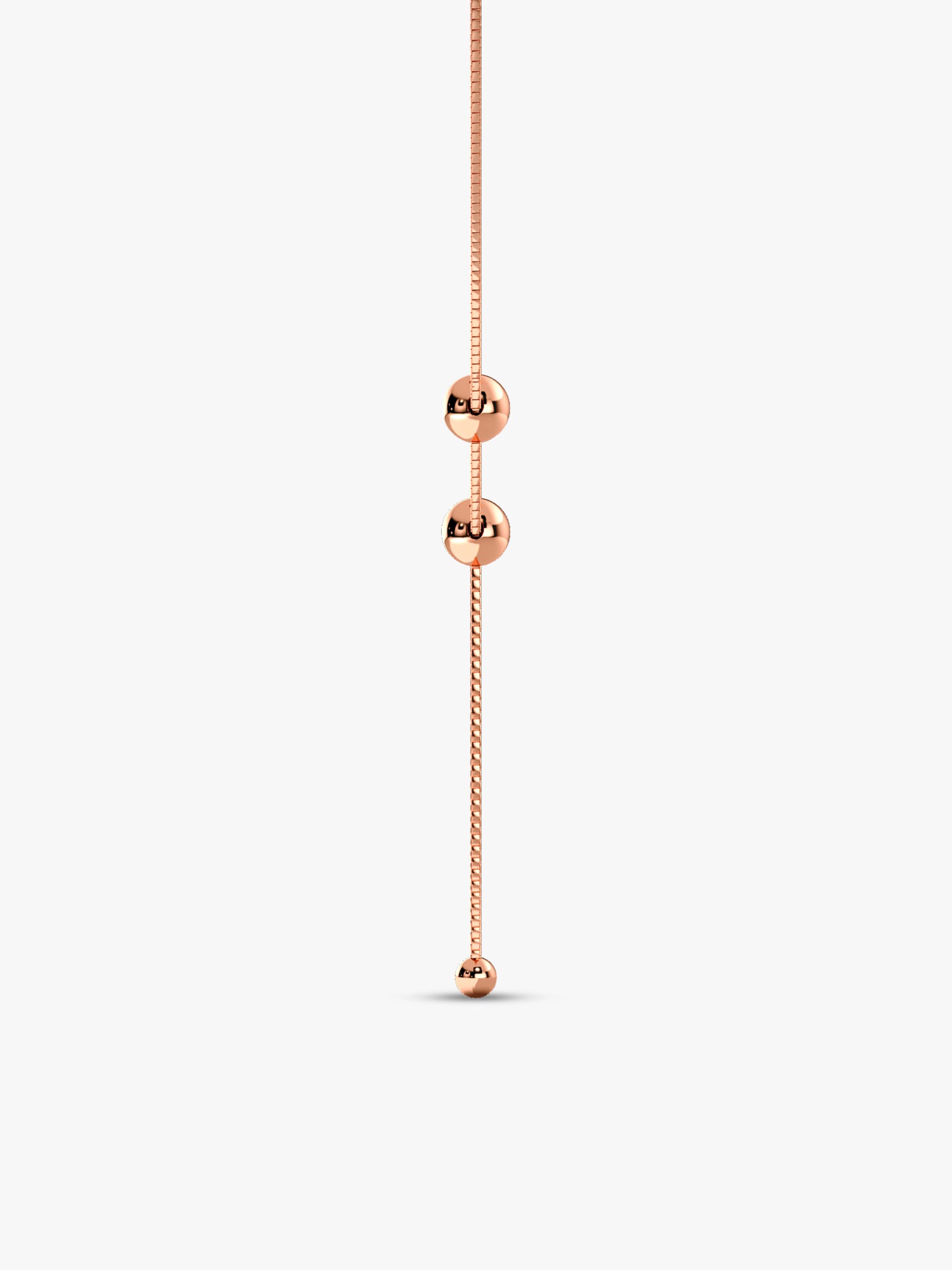 Rose Gold Terrific Trio Necklace