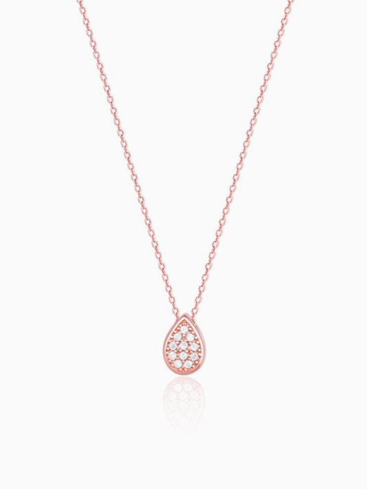Rose Gold Studded Swayer Necklace