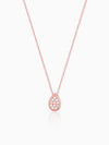 Rose Gold Studded Swayer Necklace