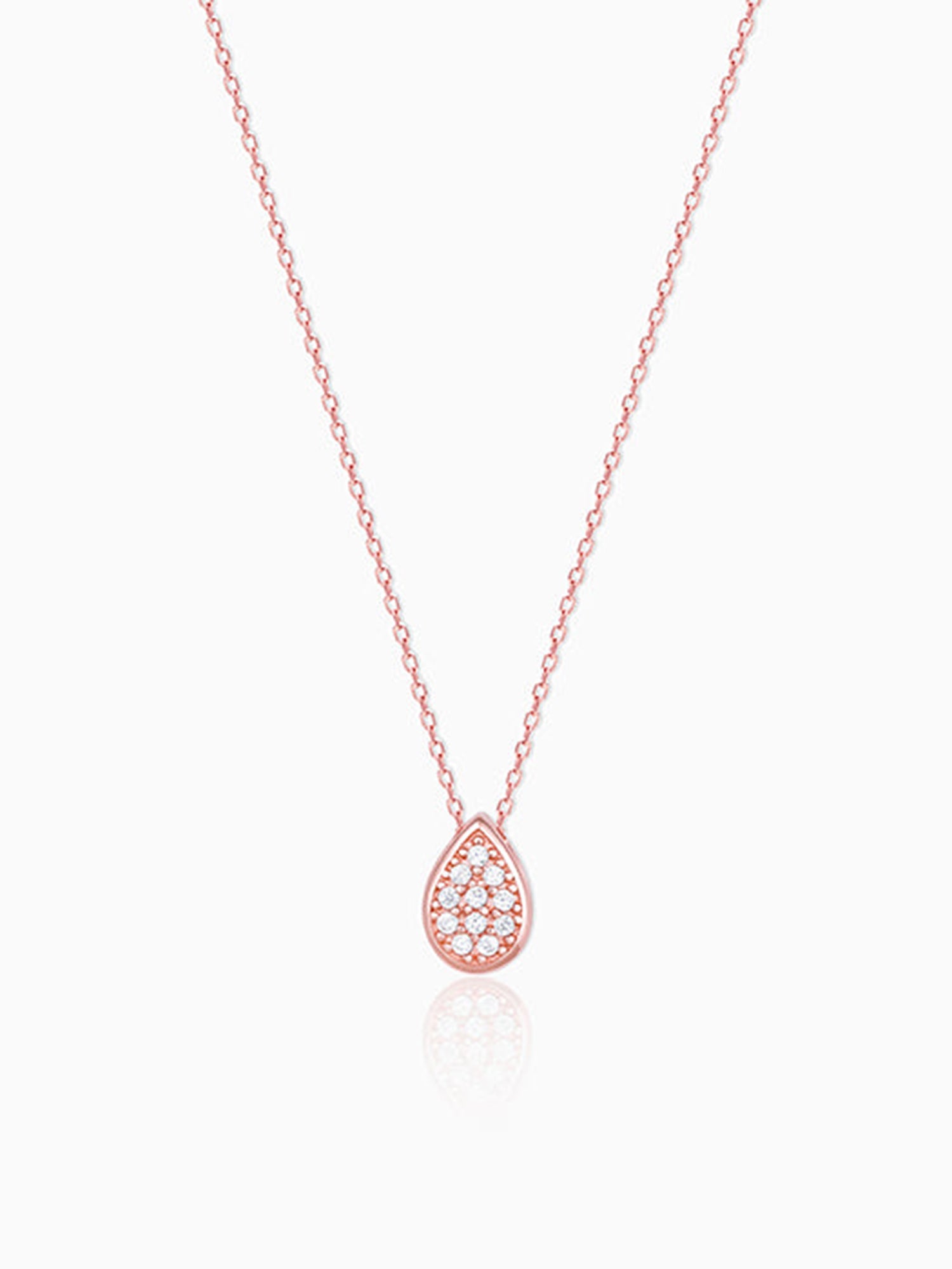 Rose Gold Studded Swayer Necklace