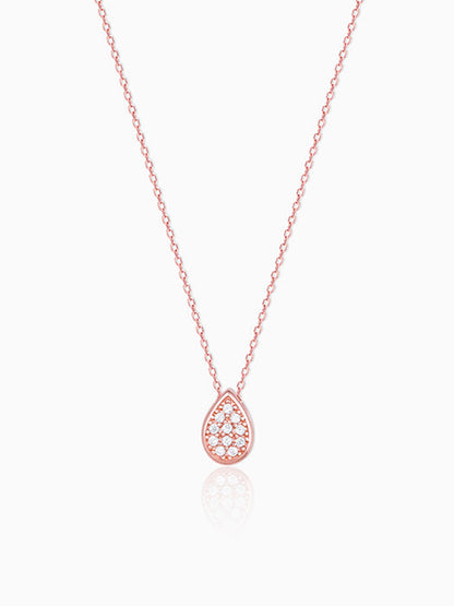 Rose Gold Studded Swayer Necklace