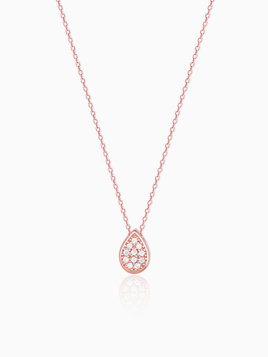 Rose Gold Studded Swayer Necklace