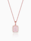 Rose Gold Fairytale Pendant With Link Chain