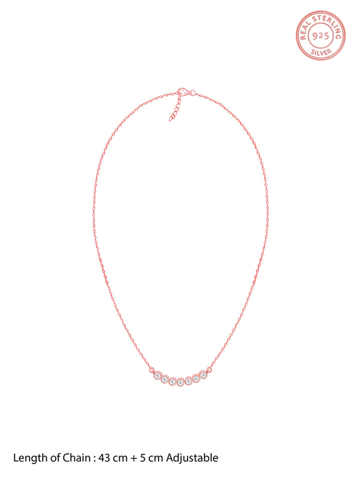 Rose Gold Sweet Love Necklace