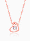 Rose Gold Whole Heart Necklace