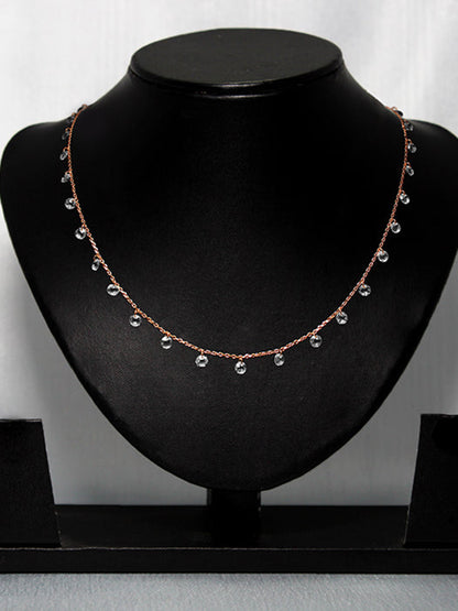 Rose Gold Queens Necklace