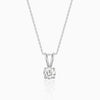 Anushka Sharma Silver Zircon Pendant with Link Chain