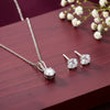 Classic Silver Zircon Set