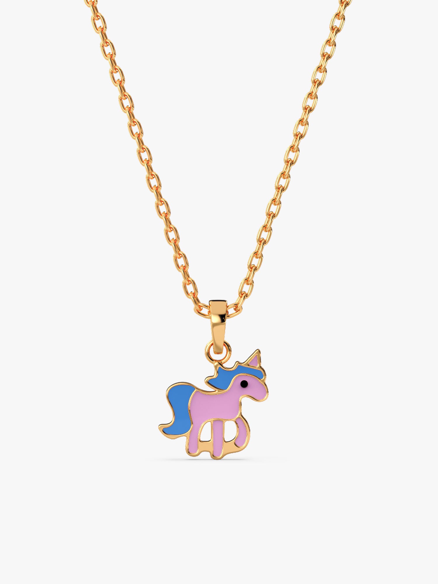 Unicorn Kids Pendant with Chain