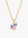 Golden Pie Unicorn Kids Pendant with Link Chain (7-10 yrs)