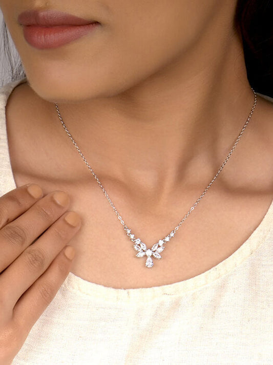 Silver Chrysalis Necklace