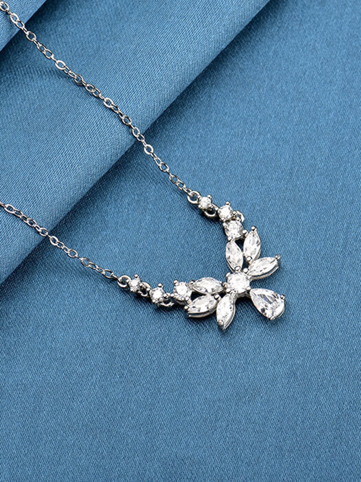 Silver Chrysalis Necklace