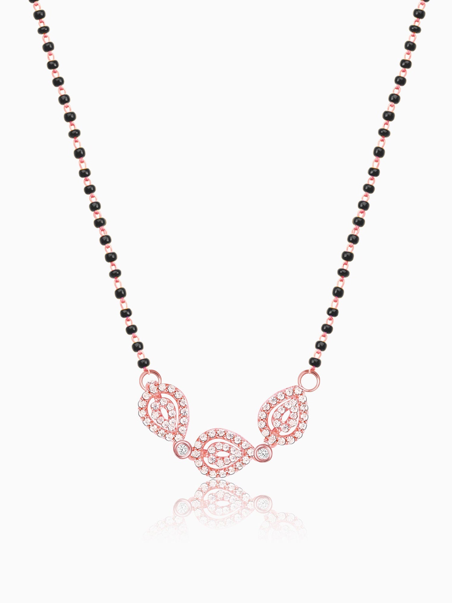 Rose Gold Love of Pears Mangalsutra