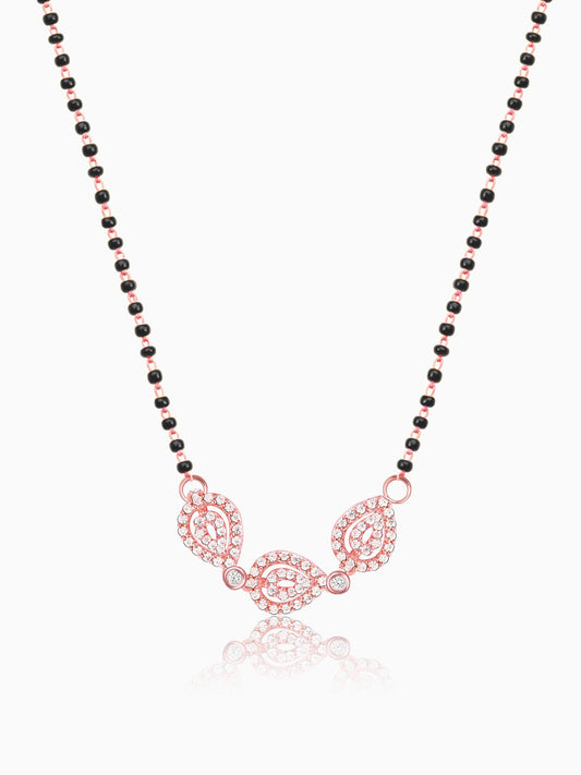 Rose Gold Love of Pears Mangalsutra