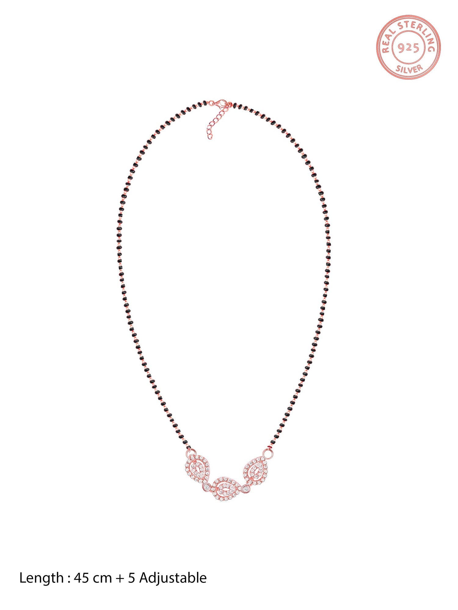 Rose Gold Love of Pears Mangalsutra