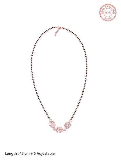 Rose Gold Love of Pears Mangalsutra