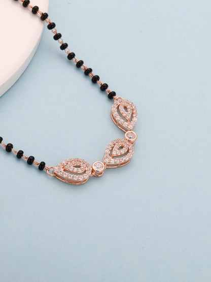 Rose Gold Love of Pears Mangalsutra
