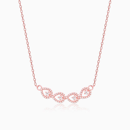 Rose Gold Peary Love Necklace