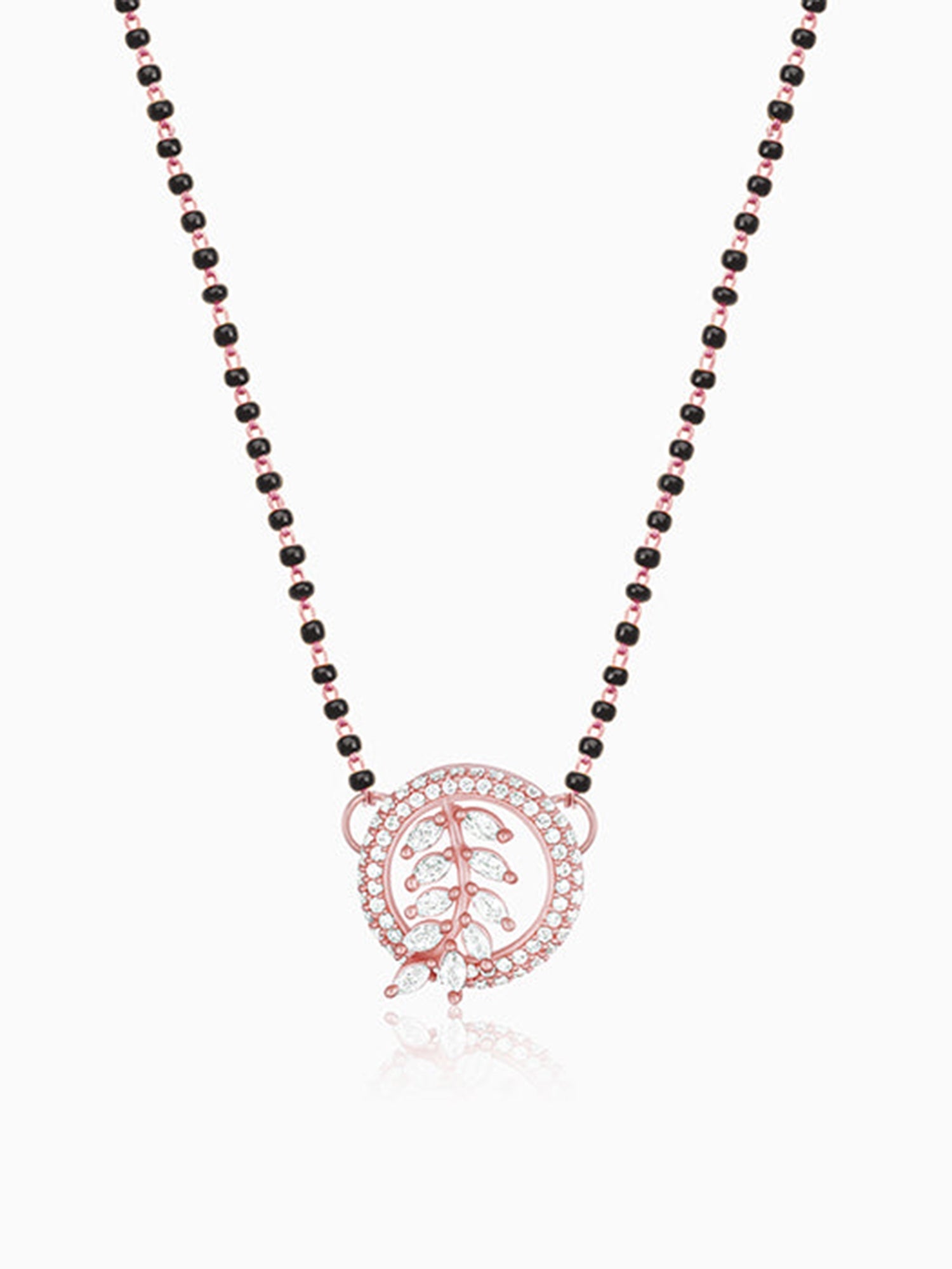 Rose Gold Periwinkle Mangalsutra