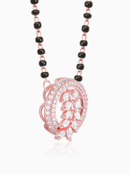 Rose Gold Periwinkle Mangalsutra