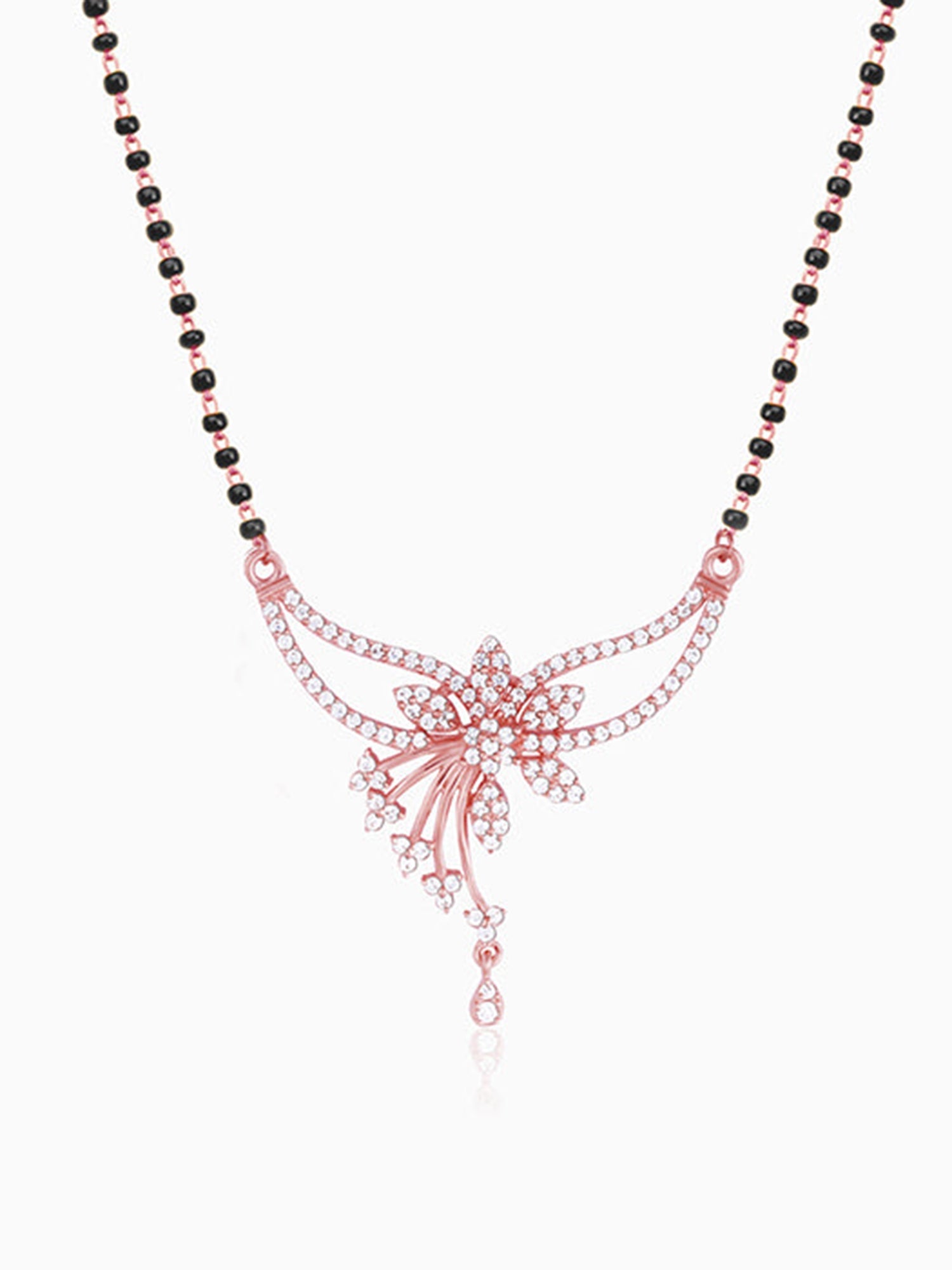 Rose Gold Floral Love Bond Mangalsutra