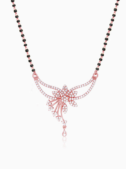 Rose Gold Floral Love Bond Mangalsutra