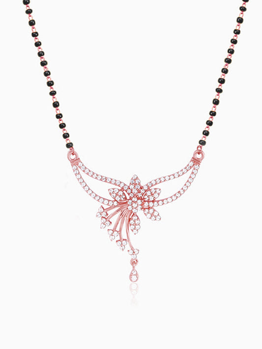 Rose Gold Floral Love Bond Mangalsutra