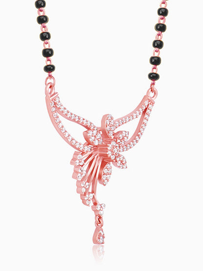 Rose Gold Floral Love Bond Mangalsutra