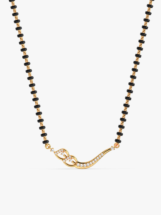 Golden Match Made In Heaven Mangalsutra