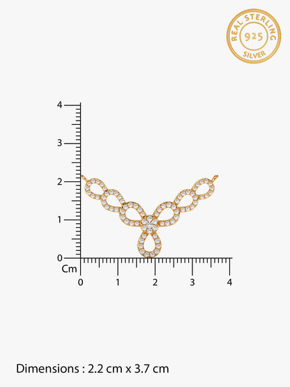 Golden Enamoured In Love Mangalsutra