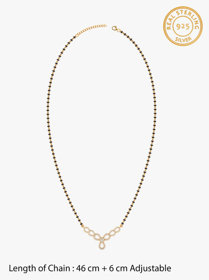Golden Enamoured In Love Mangalsutra