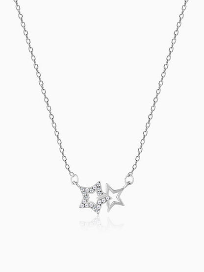 Silver Starry Affair Necklace