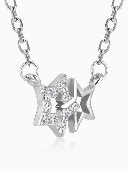 Silver Starry Affair Necklace