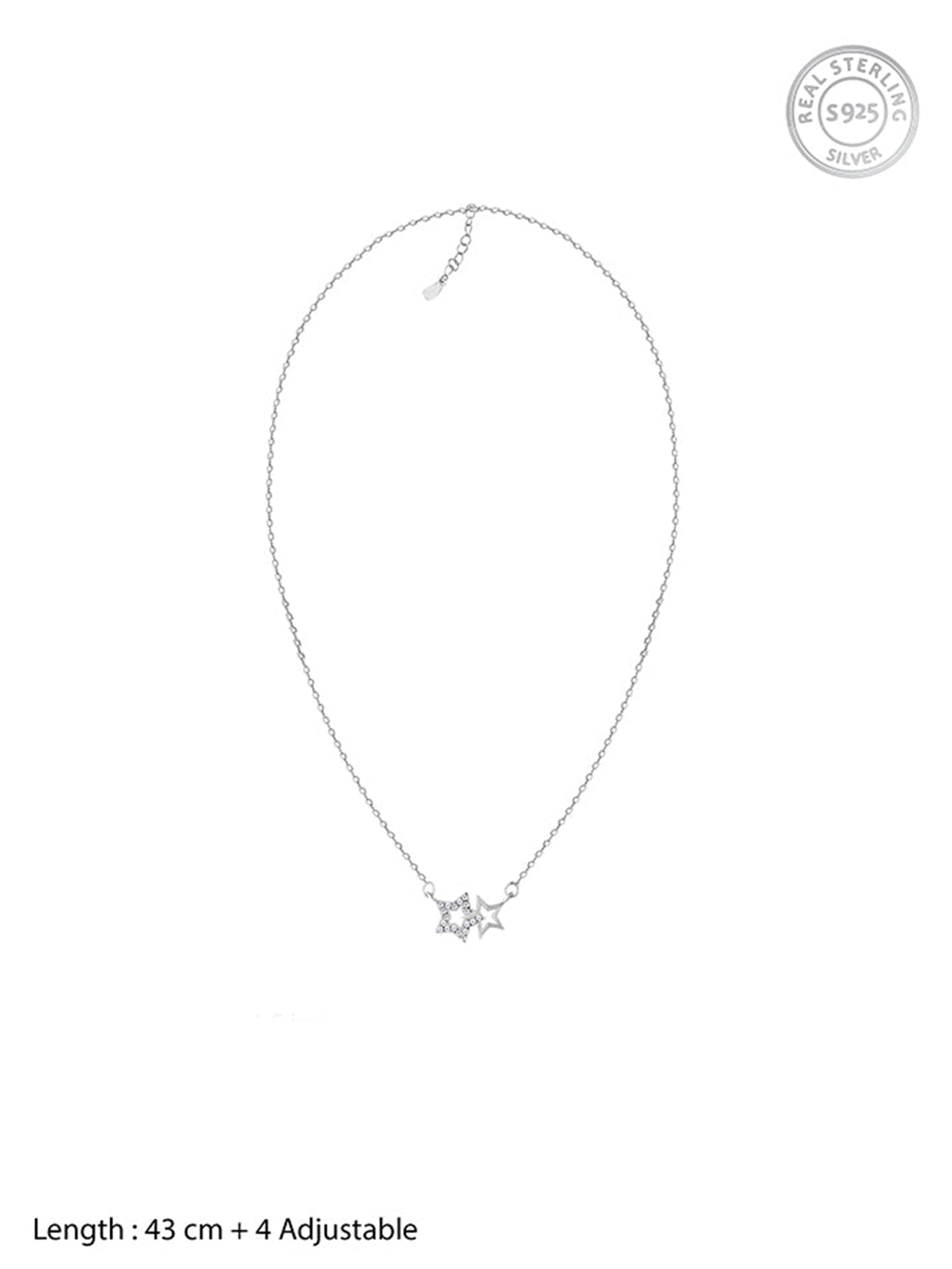 Silver Starry Affair Necklace