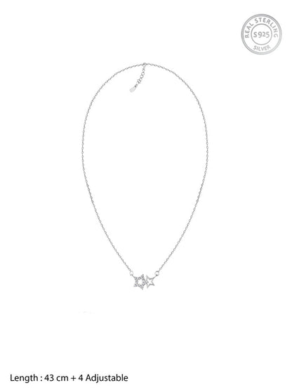 Silver Starry Affair Necklace