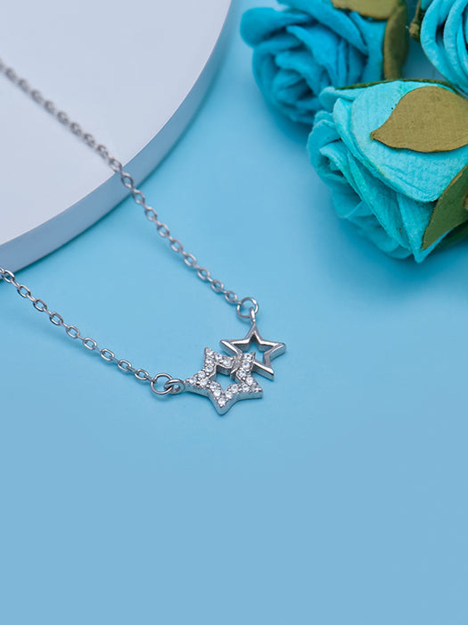 Silver Starry Affair Necklace