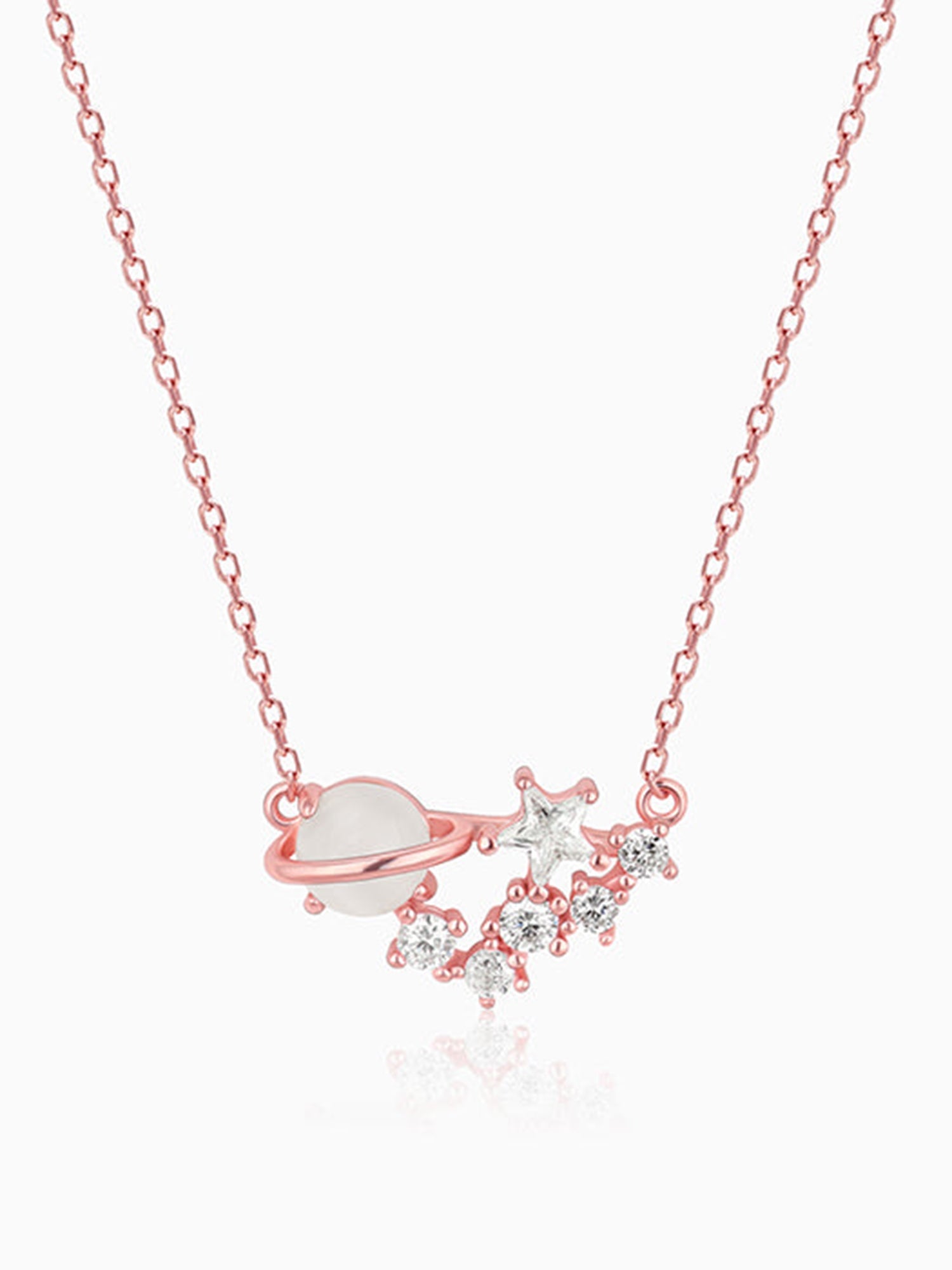 Rose Gold Celestial Love Necklace