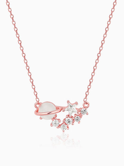Rose Gold Celestial Love Necklace