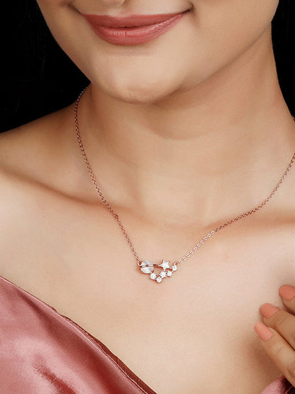 Rose Gold Celestial Love Necklace