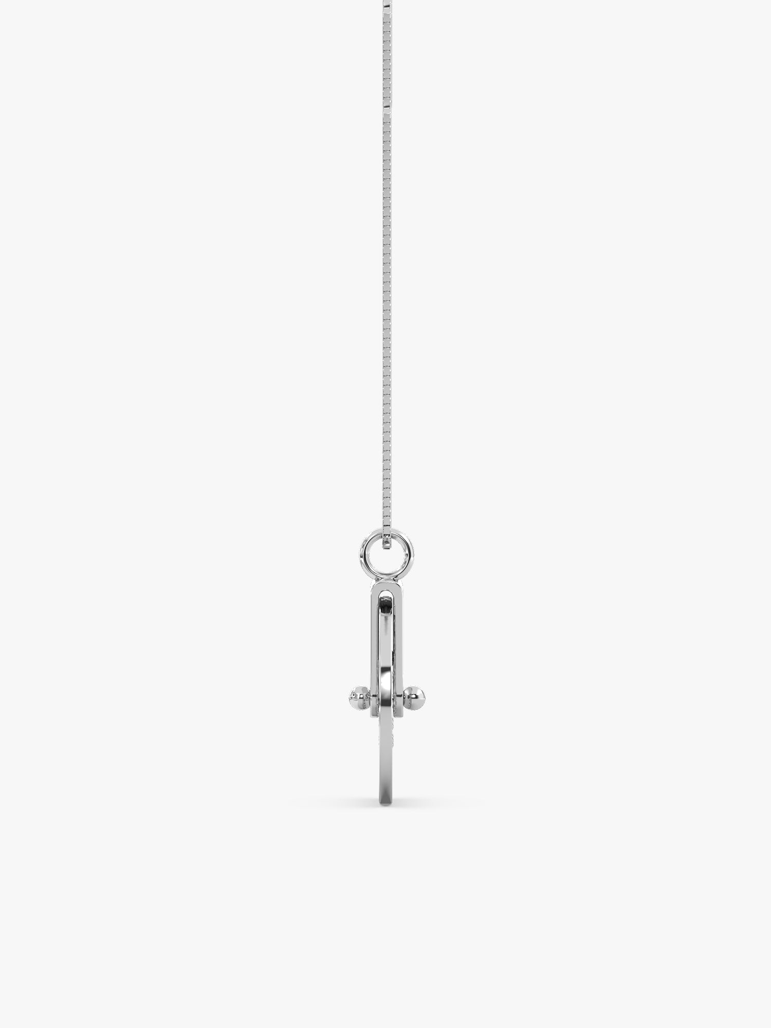 Oxidised Silver Zodiac Spin Pendant With Box Chain For Him