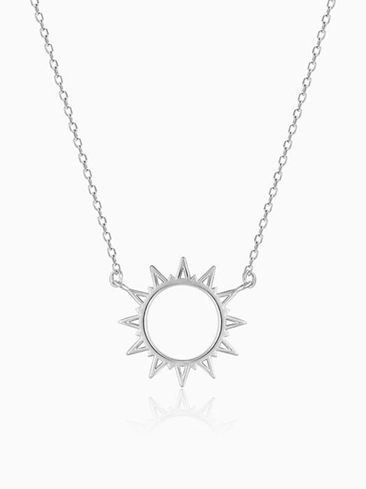 Silver Sunshine Necklace