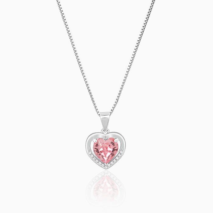 Anushka Sharma Silver Valentine Pendant - Image 1