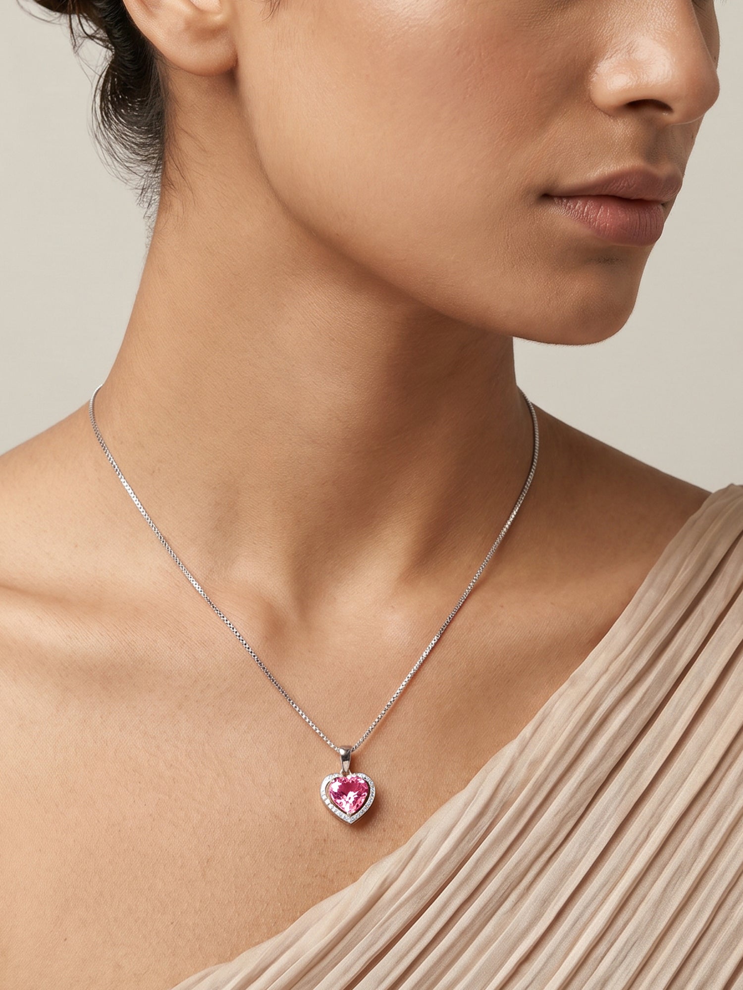 Silver Valentine Pendant