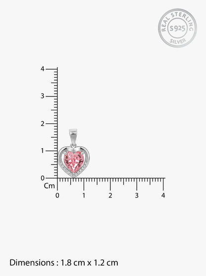 Silver Valentine Pendant
