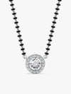 Silver Drizzle Drop Mangalsutra