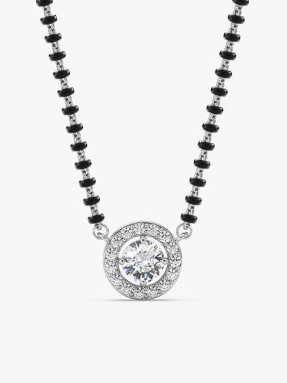 Silver Drizzle Drop Mangalsutra