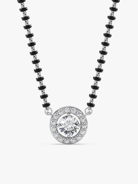 Silver Drizzle Drop Mangalsutra