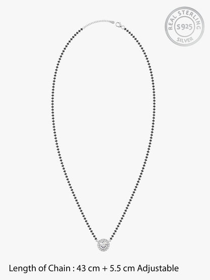Silver Drizzle Drop Mangalsutra